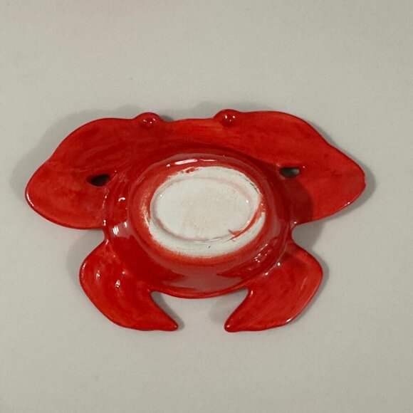 Set of five Vintage Ceramic CRAB BUTTER BOWL DISH Le Gourmet Chef Tableware 5" - Picture 5 of 7